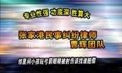 邻里间小孩玩弓箭眼睛被射伤该找谁赔偿